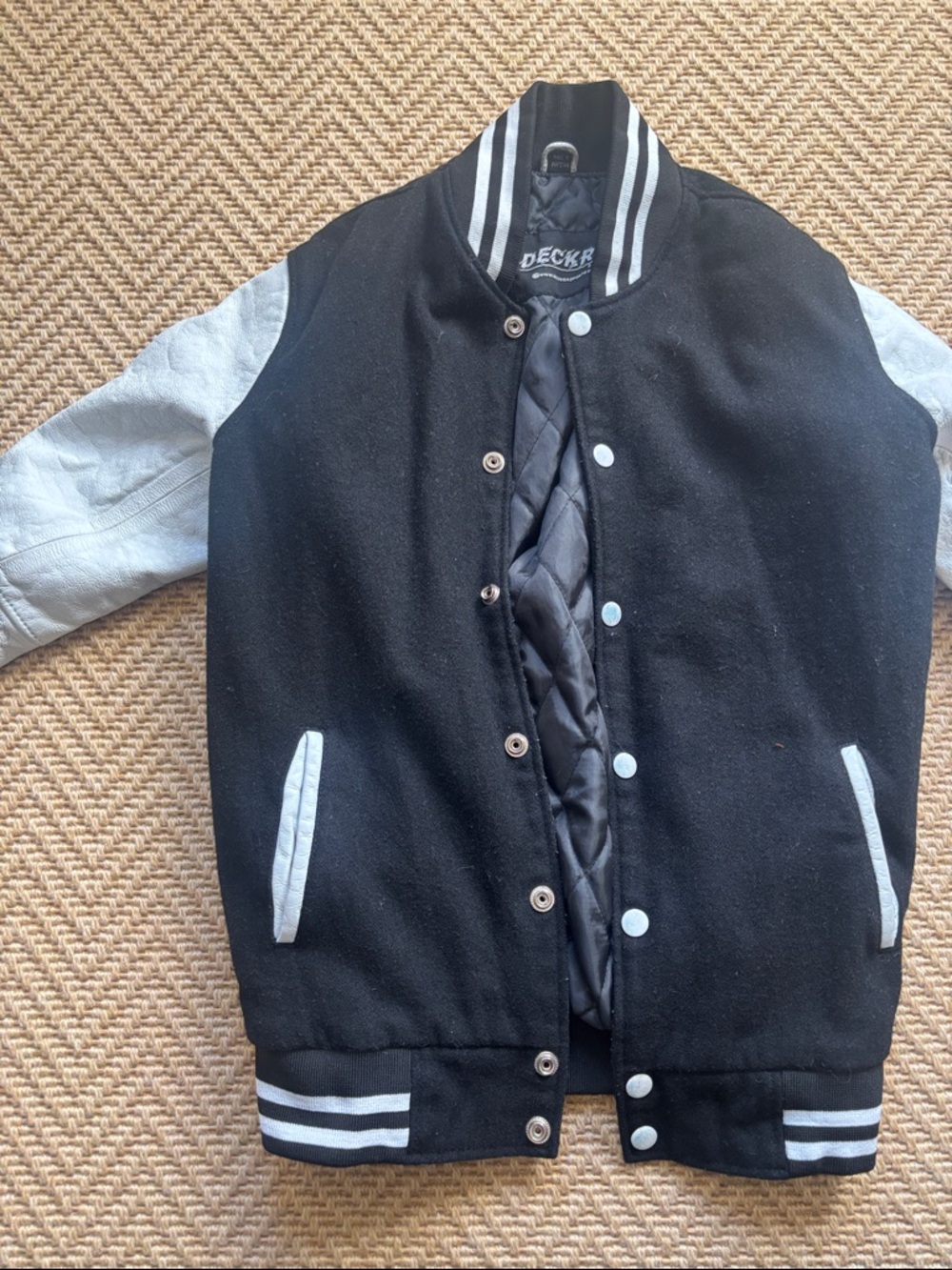 Varsity Jacket with Quilted Lining